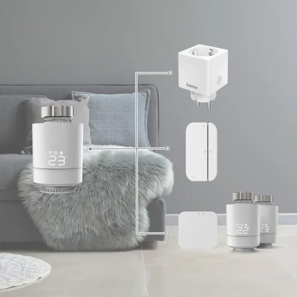 Hama SMART termostatická hlavica pre reguláciu vykurovania Hama SMART termostatická hlavica pre reguláciu vykurovania