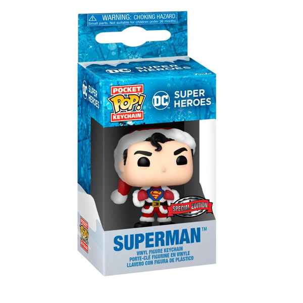 POP! Kľúčenka Holiday Superman (DC Comics) Special Edition