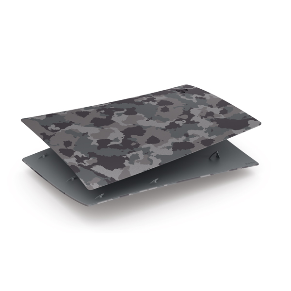 Kryt na konzolu PlayStation 5 Digital, gray camouflage