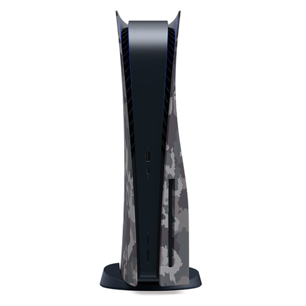 Kryt na konzolu PlayStation 5, gray camouflage