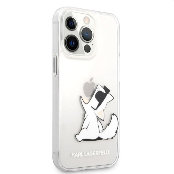 Zadný kryt Karl Lagerfeld PC/TPU Choupette Eat for Apple iPhone 14 Pro, transparentná