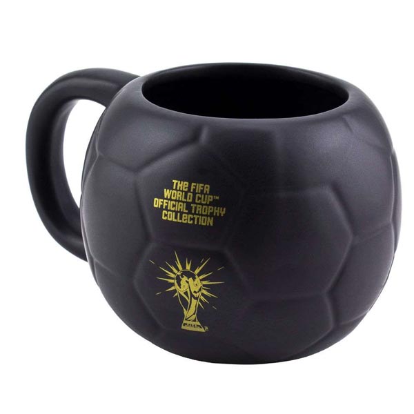 Šálka FIFA Football Shaped Mug Black and Gold