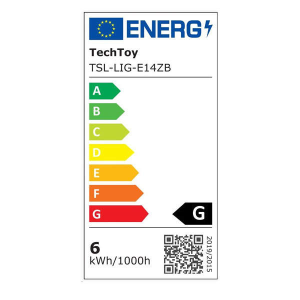 TechToy Smart žiarovka RGB 6W E14 ZigBee