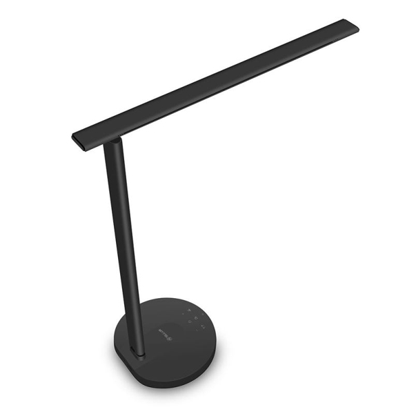 Tellur Smart Light WiFi stolná lampa s nabíjačkou, čierna Tellur Smart Light WiFi stolná lampa s nabíjačkou, čierna
