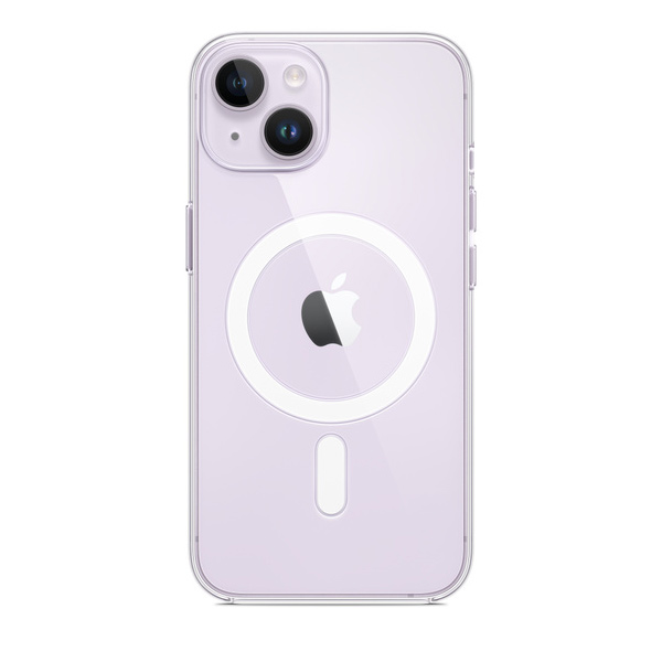 Zadný kryt pre Apple iPhone 14 s MagSafe, transparentná Zadný kryt pre Apple iPhone 14 s MagSafe, transparentná