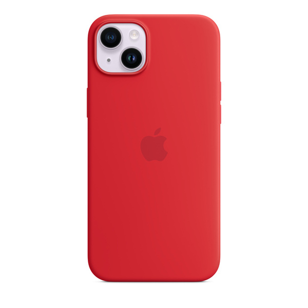 Silikónový zadný kryt pre Apple iPhone 14 Plus s MagSafe, (PRODUCT) červená