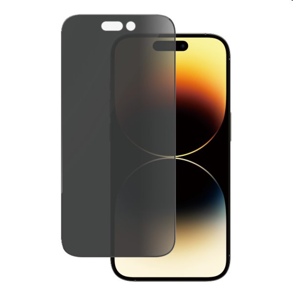 Ochranné sklo PanzerGlass UWF Privacy AB pre Apple iPhone 14 Pro, čierna