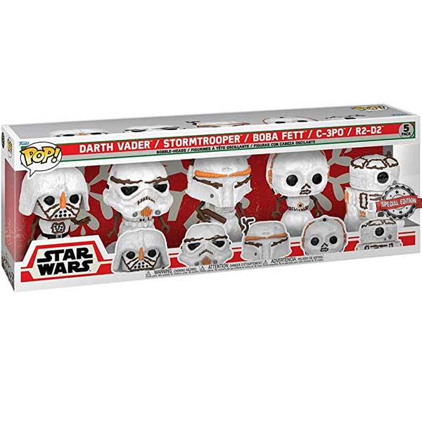 POP! 5 pack Holiday Snowman (Star Wars) Special Edition