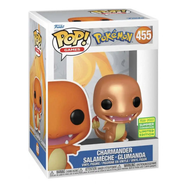 POP! Games: Charmander (Pokémon) Metalic (Convention Special Edition)