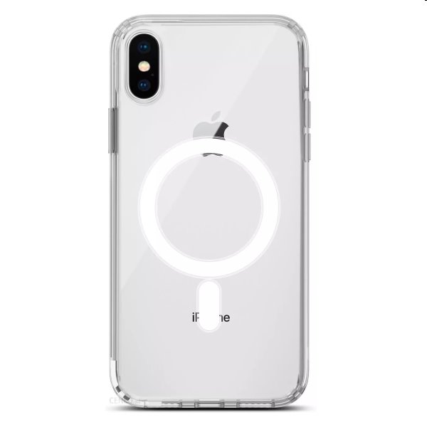 Zadný kryt ER Case Ice Snap s MagSafe pre Apple iPhone XS/X, transparentná Zadný kryt ER Case Ice Snap s MagSafe pre Apple iPhone XS/X, transparentná