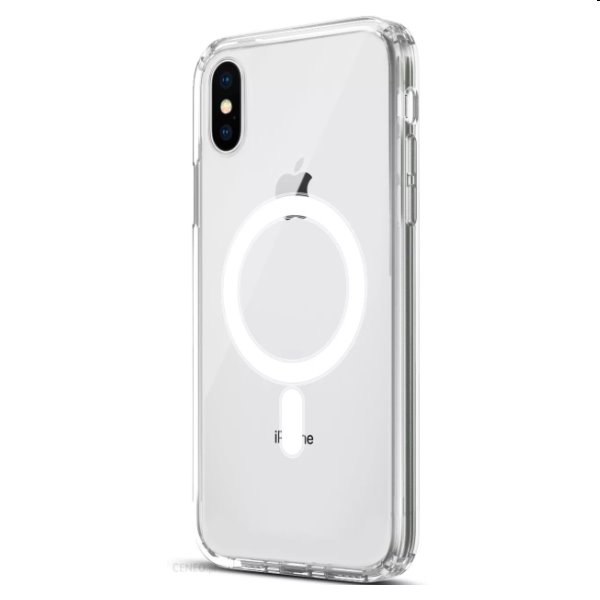 Zadný kryt ER Case Ice Snap s MagSafe pre Apple iPhone XS/X, transparentná Zadný kryt ER Case Ice Snap s MagSafe pre Apple iPhone XS/X, transparentná