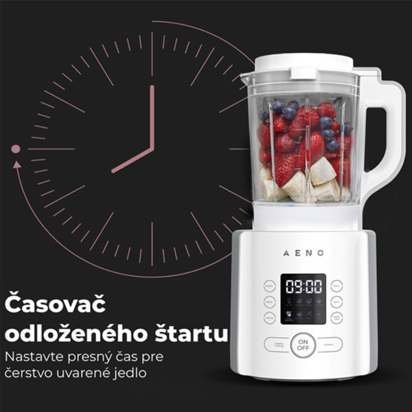 Aeno Mixér s polievkovarom TB1 - 1,75l biely Aeno Mixér s polievkovarom TB1 - 1,75l biely