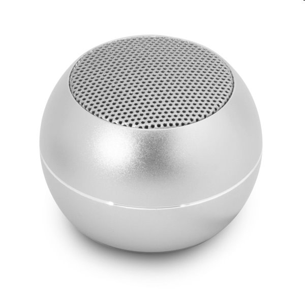 Guess Mini Bluetooth Speaker, strieborný