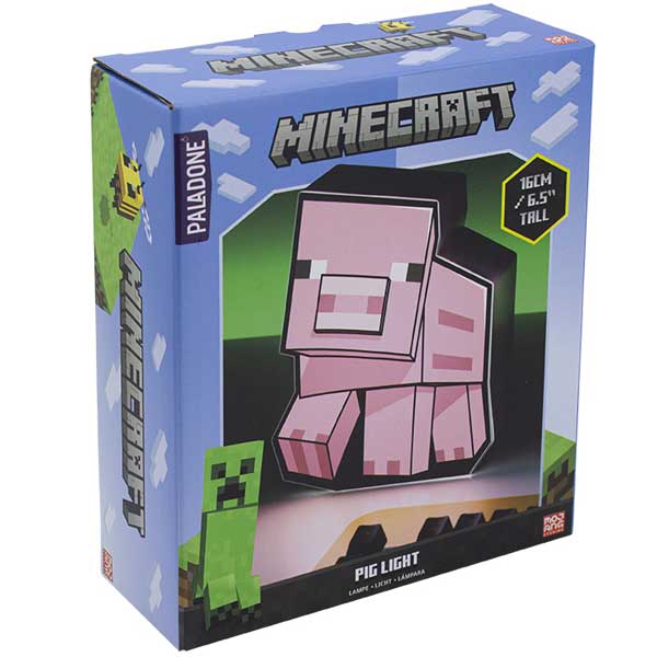 Lampa Pig Box Light (Minecraft)