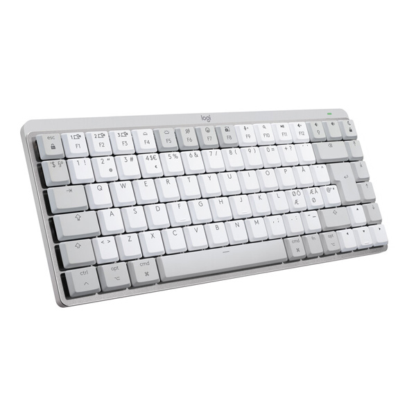 Logitech MX Mechanical Mini for Mac Minimalist Wireless Illuminated Keyboard - Pale Grey - US INT'L