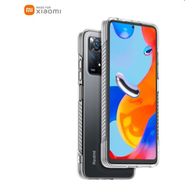 Zadný kryt Made for Xiaomi Rugged pre Xiaomi Redmi Note 11 Pro 4G/5G, transparentná Zadný kryt Made for Xiaomi Rugged pre Xiaomi Redmi Note 11 Pro 4G/5G, transparentná
