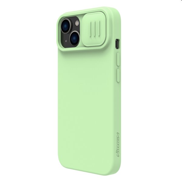 Zadný silikónový kryt Nillkin CamShield Silky pre Apple iPhone 14, zelená Zadný silikónový kryt Nillkin CamShield Silky pre Apple iPhone 14, zelená