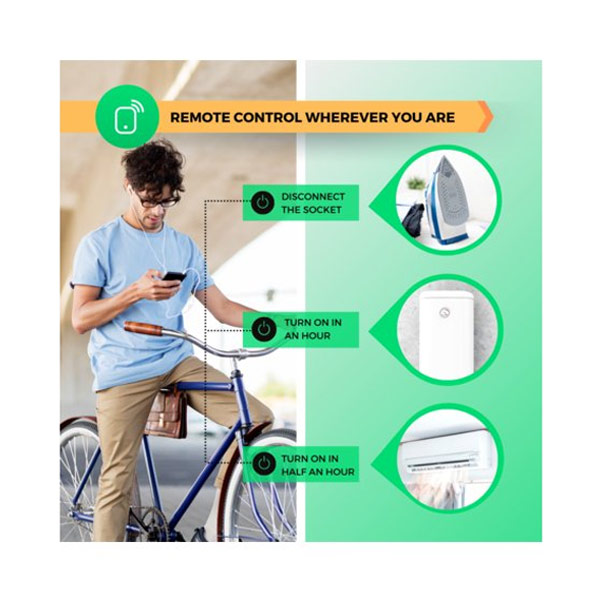 NOUS Smart WiFi zásuvka A1 15A 4ks NOUS Smart WiFi zásuvka A1 15A 4ks