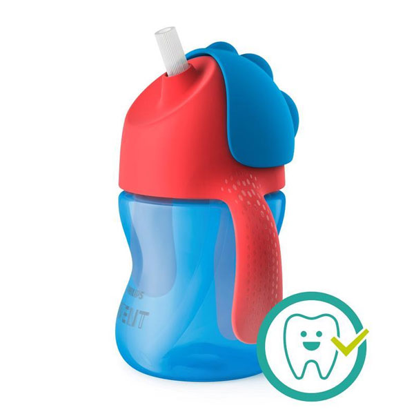 Philips Avent Hrnček 200 ml Bendy s ohybnou slamkou chlapec