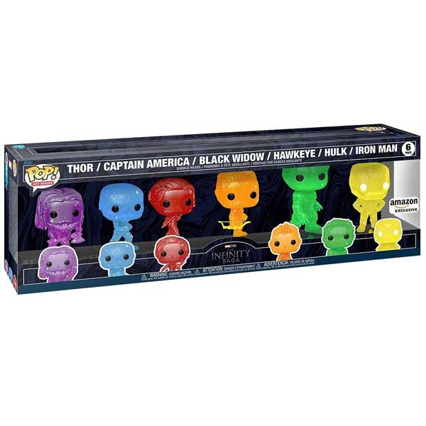 POP! 6 Pack Artist Series: The Infinity Saga (Marvel) Amazon Exclusive