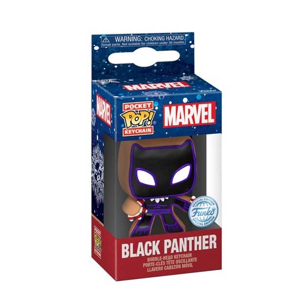 POP! Kľúčenka Black Panther Holiday (Special Edition)
