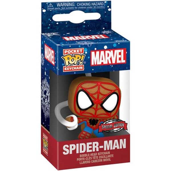 POP! Kľúčenka Spider Man Holiday (Special Edition)