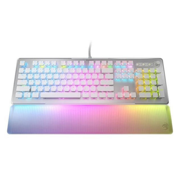 ROCCAT Vulcan II Max, Herná klávesnica Red Switch, RGB LED, US layout, biela ROCCAT Vulcan II Max, Herná klávesnica Red Switch, RGB LED, US layout, biela