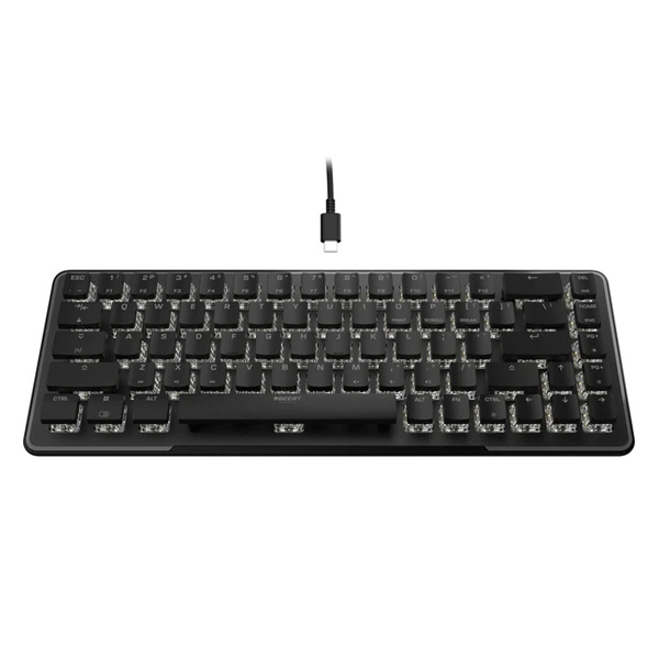 Herná klávesnica Roccat Vulcan II Mini, Red Switch, RGB LED, US, čierna