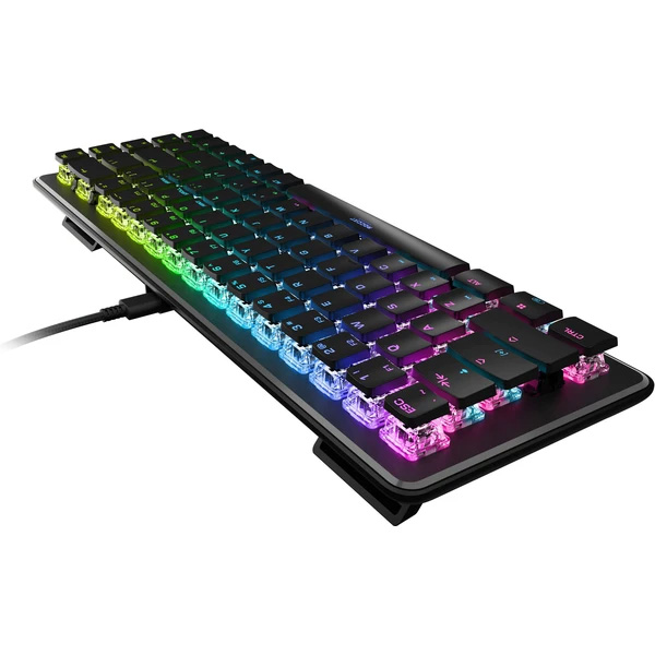 Herná klávesnica Roccat Vulcan II Mini, Red Switch, RGB LED, US, čierna