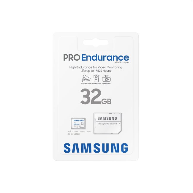 Samsung PRO Endurance Micro SDHC 32 GB , SD adaptér Samsung PRO Endurance Micro SDHC 32 GB , SD adaptér