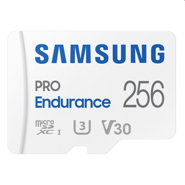 Samsung PRO Endurance Micro SDXC 256GB + SD adaptér