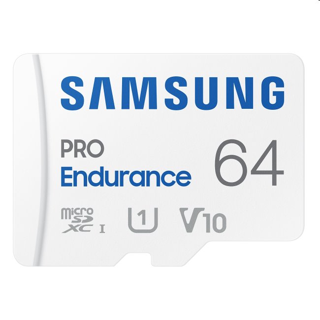 Samsung PRO Endurance Micro SDXC 64 GB , SD adaptér Samsung PRO Endurance Micro SDXC 64 GB , SD adaptér
