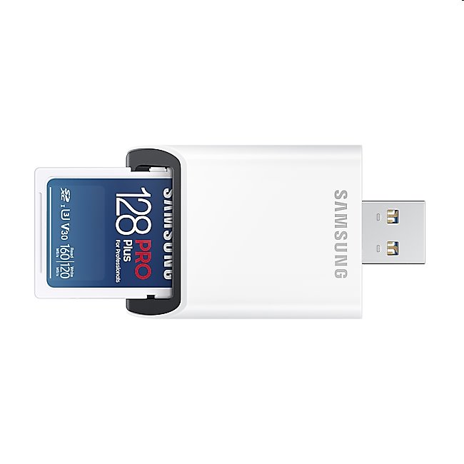 Samsung PRO Plus SDXC 128GB + USB adaptér Samsung PRO Plus SDXC 128GB + USB adaptér