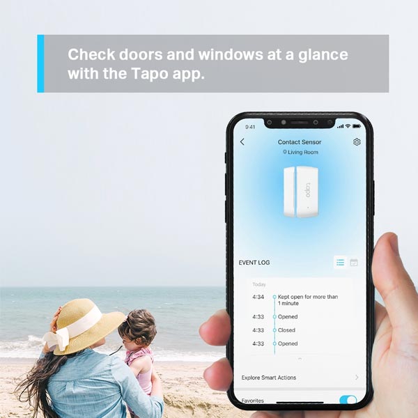 Senzor na okná a dvere TP-Link Tapo T110 Senzor na okná a dvere TP-Link Tapo T110