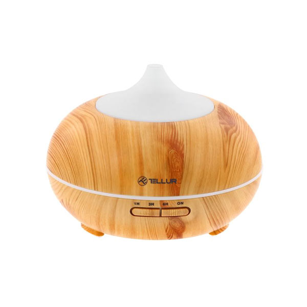 Tellur WiFi Smart aroma difuzér, 300 ml, LED, hnedý Tellur WiFi Smart aroma difuzér, 300 ml, LED, hnedý