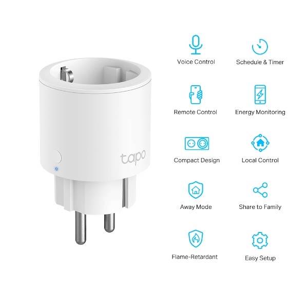 TP-ink Tapo P115 smart mini WiFi zásuvka s meraním spotreby energie TP-ink Tapo P115 smart mini WiFi zásuvka s meraním spotreby energie