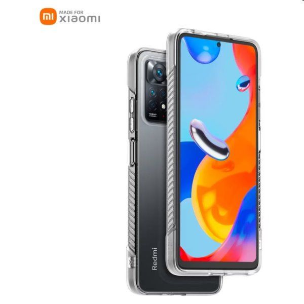 Zadný kryt Made for Xiaomi Rugged pre Xiaomi Redmi Note 11 Pro 4G/5G, transparentná Zadný kryt Made for Xiaomi Rugged pre Xiaomi Redmi Note 11 Pro 4G/5G, transparentná