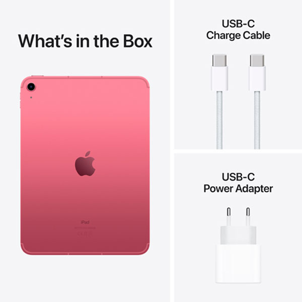 Apple iPad 10.9" (2022) Wi-Fi 256 GB, ružová Apple iPad 10.9" (2022) Wi-Fi 256 GB, ružová