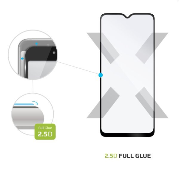 FIXED Full-Cover ochranné tvrdené sklo pre Samsung Galaxy A33 5G, čierna