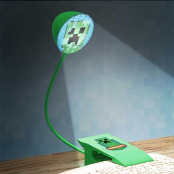 Lampa Creeper Book Light (Minecraft)