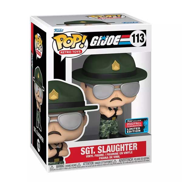 POP! Sgt Slaughter (G.I. Joe) 2022 Fall Convention Limited Edition