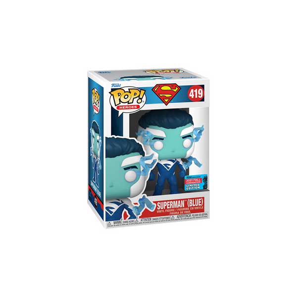 POP! Superman (Blue) (DC) 2022 Fall Convention Limited Edition