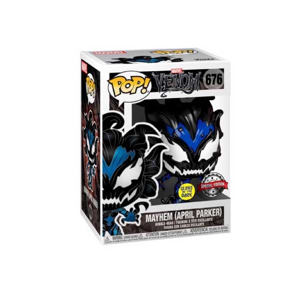 POP! Venom Mayhem April Parker (Marvel) Pop In A Box Exclusive Glow in the Dark