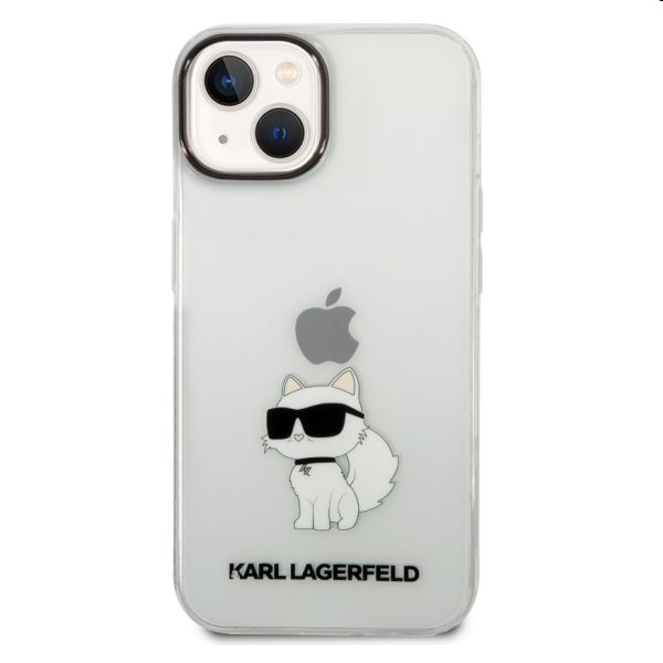 Zadný kryt Karl Lagerfeld IML Choupette NFT pre Apple iPhone 14, transparentná