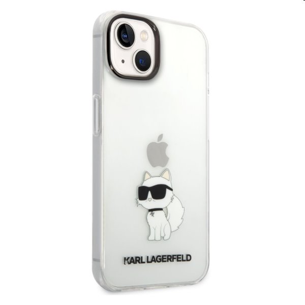 Zadný kryt Karl Lagerfeld IML Choupette NFT pre Apple iPhone 14, transparentná