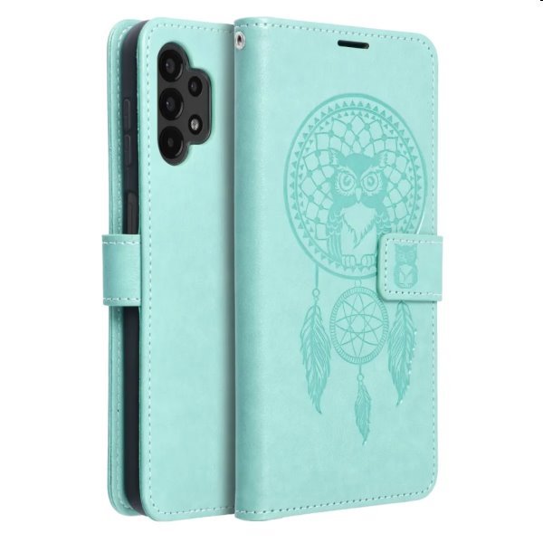 Puzdro MEZZO Book dreamcatcher pre Samsung Galaxy A23 5G, zelené