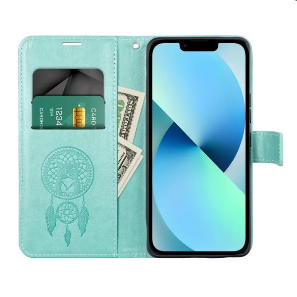 Puzdro MEZZO Book dreamcatcher pre Xiaomi Redmi Note 11 PRO/11 PRO 5G, zelené