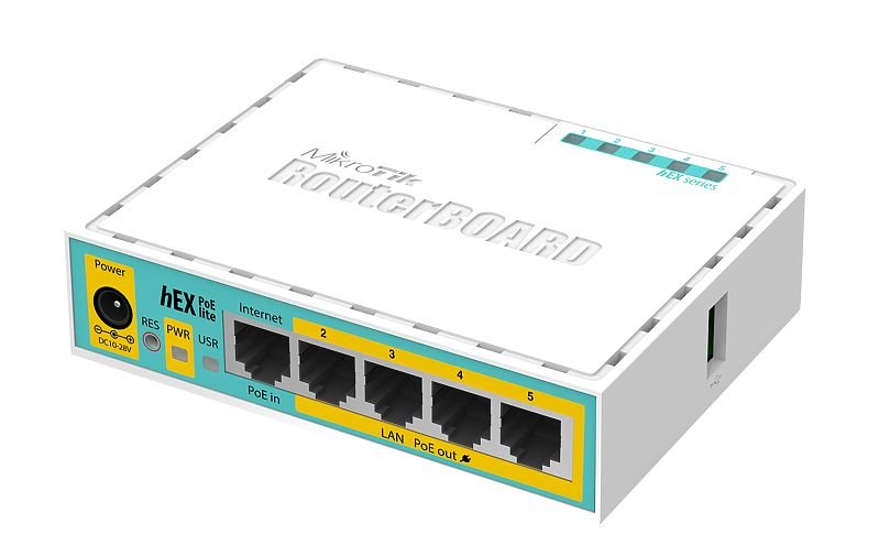 MIKROTIK RouterBOARD hEX PoE lite + L4 (650MHz, 64 MB RAM, 5xLAN switch, USB, plastic case, zdroj) MIKROTIK RouterBOARD hEX PoE lite + L4 (650MHz, 64 MB RAM, 5xLAN switch, USB, plastic case, zdroj)