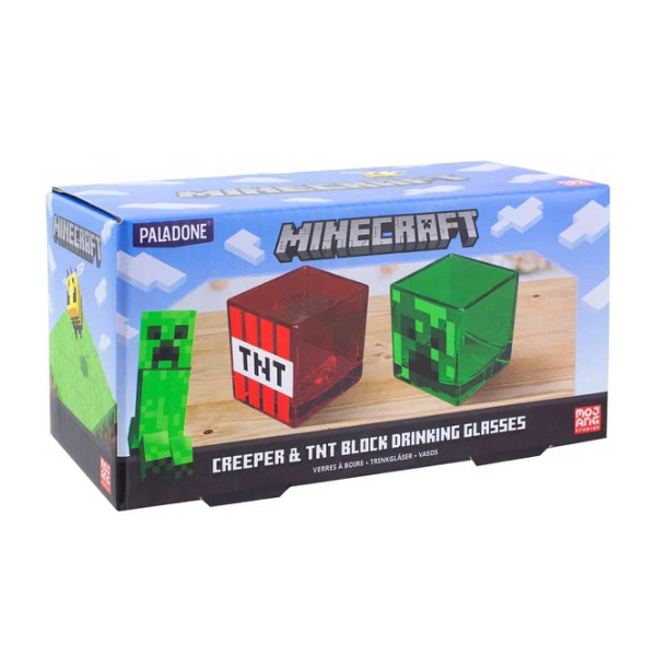Sada pohárov Creeper a TNT (Minecraft)