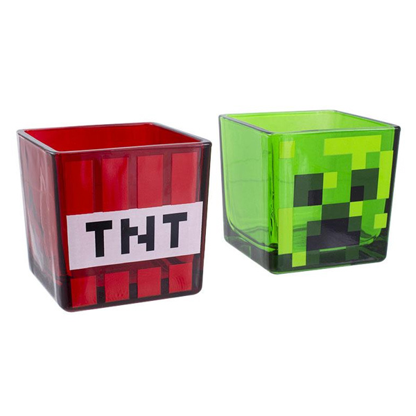Sada pohárov Creeper a TNT (Minecraft)